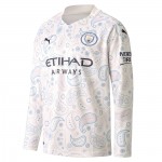 Camisolas de futebol Manchester City Equipamento 3ª 2020/21 Manga Comprida